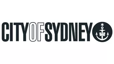 A logo of City of Sydney.