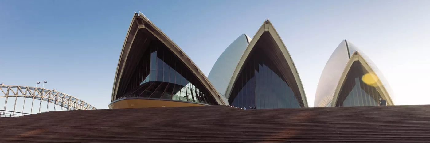 The sails of the Sydney opera house.