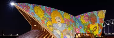 Badu Gili: wonder women art projects on the sails of Sydney opera house.